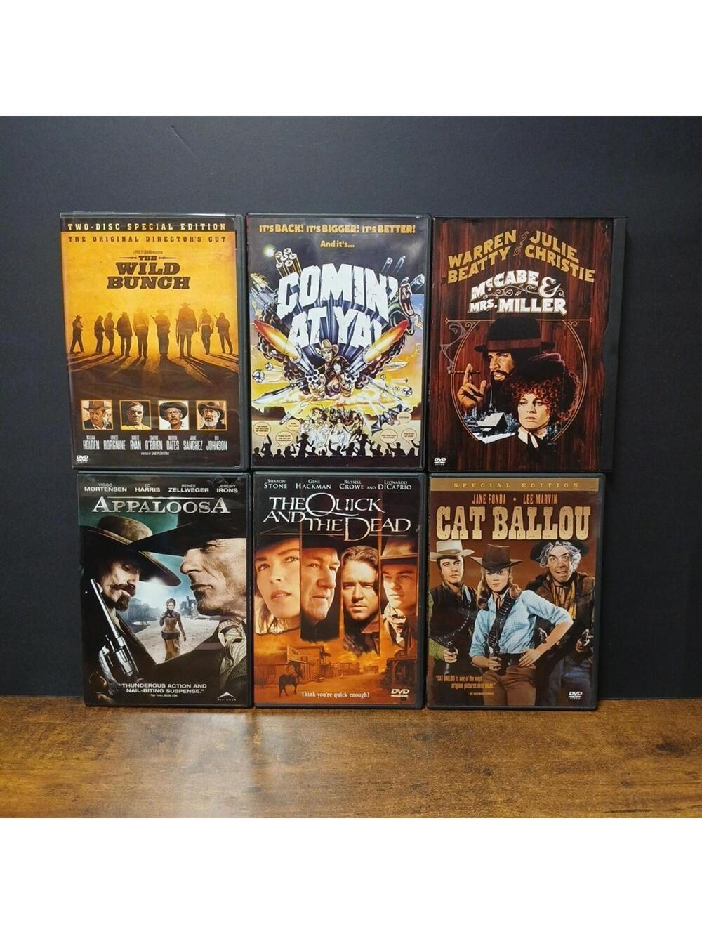 Lot of 6 Western DVD Movies